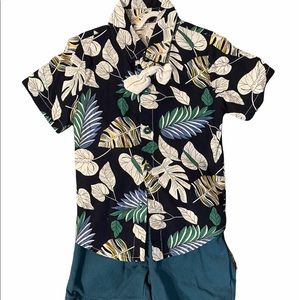 Hawaiian outfit set for baby boy Size 12-18M